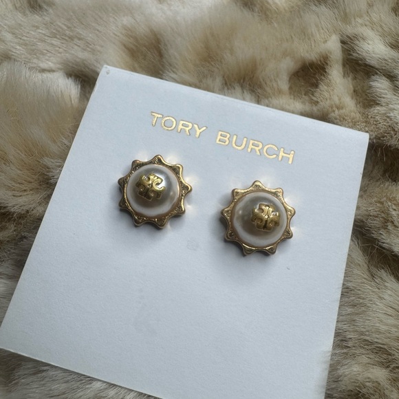Tory Burch Gold Starburst Earrings - Picture 4 of 9